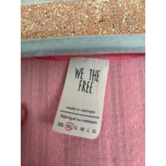 Free People We The Free Down Under Oversized Linen Henley Top Shirt - Picture 5 of 12